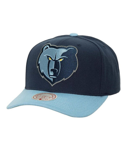 Men's Navy, Light Blue Memphis Grizzlies Soul XL Logo Pro Crown Snapback Hat