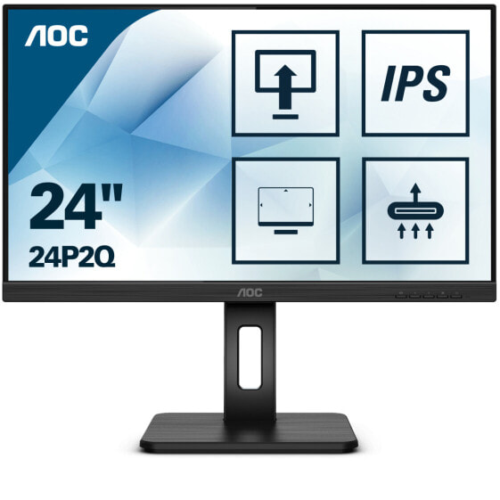 AOC 24P2Q - 60.5 см (23.8") - 1920 x 1080 пикселей - Full HD - LED - 4 мс - Черный
