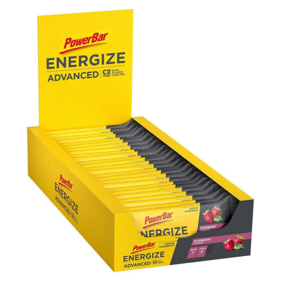 Энергетические батончики Powerbar Energize Original 55 г 15 штук в коробке с ягодами