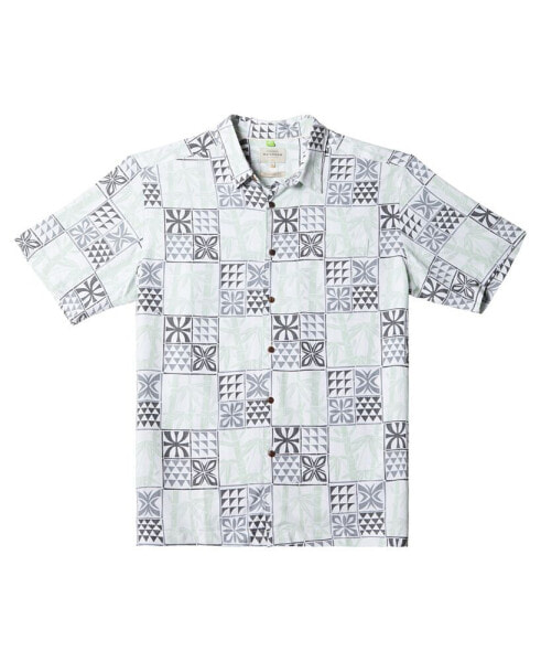 Quiksilver Men's Checked Flight Short Sleeves Shirt