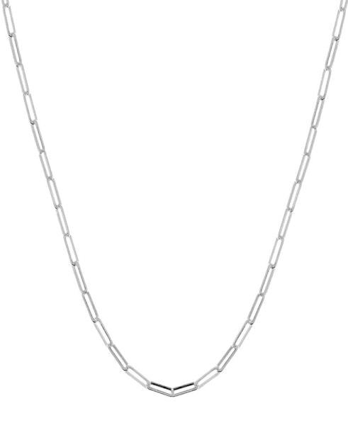 Essentials and Now This Silver Plate or Gold Plate Oval Open Link 24" Chain