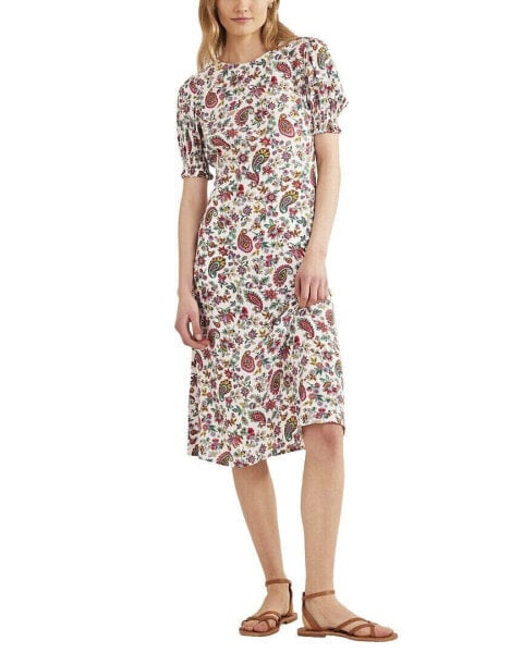 Boden Corinne Midi Tea Dress Women's Uk 16R / Us 12R