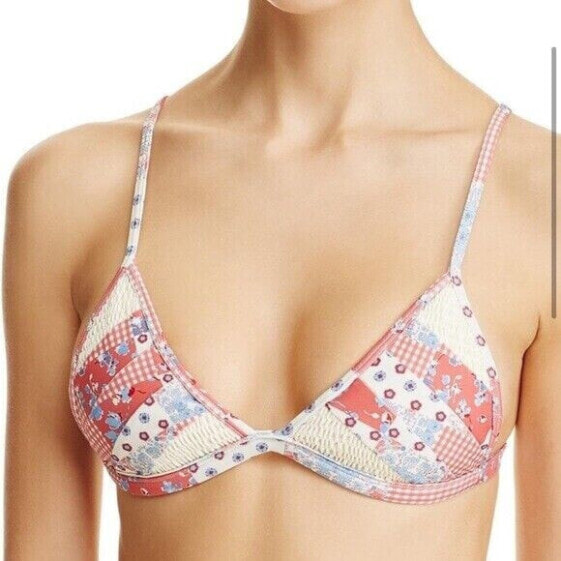 Tularosa 260411 Women Amity Patchwork Bikini Top Swimwear Multi Size Medium