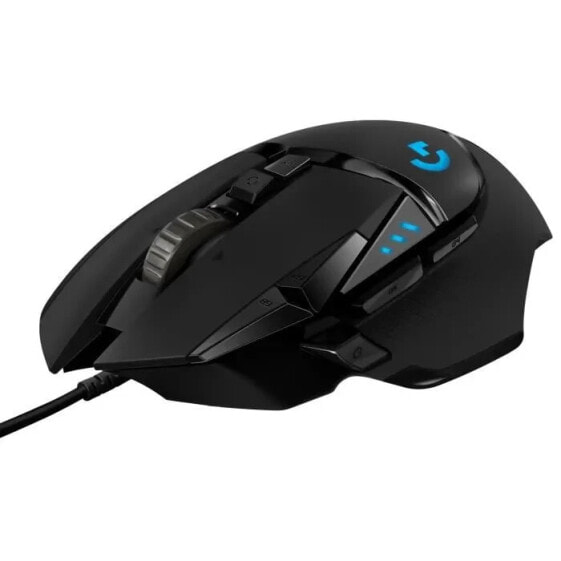 Gaming-Maus kabelgebunden LOGITECH G G502 HERO USB Schwarz