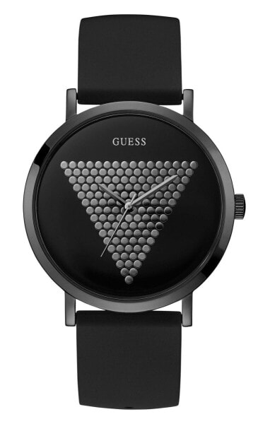 Guess Imprint Quartz Black Dial Men's Watch W1161G2