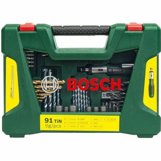 Набор сверл BOSCH 2607017195 Ящик для хранения Чехол для переноски (91 Предметы)