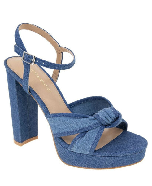 Women's Orlie Raffia Platform Sandal