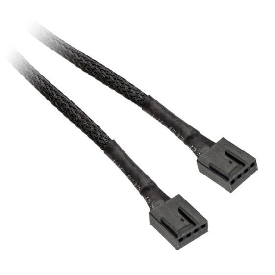 Watercool 4-Pin PWM Verlängerung Male to Male, schwarz - 90cm