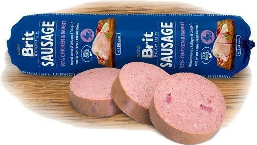 Brit Premium Sausage Chicken & Rabbit 800g