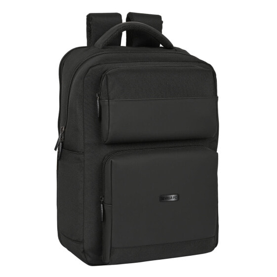Рюкзак для ноутбука Sevilla Fútbol Club Premium 15,6'' Чёрный (31 x 44 x 13 cm)