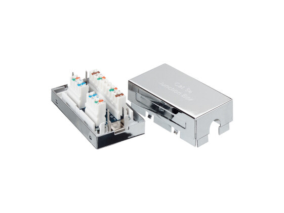 Digital Data Communications Cat.5e Shielded Junction Box - Silver - ABS synthetics - 63 g - 34.9 mm - 23.9 mm - 62.8 mm