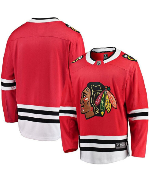 Men's Red Chicago Blackhawks Breakaway Home Jersey