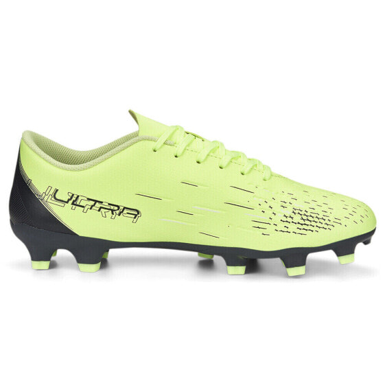 Puma Ultra Play Firm GroundAg Soccer Cleats Womens Yellow Sneakers Athletic Shoe