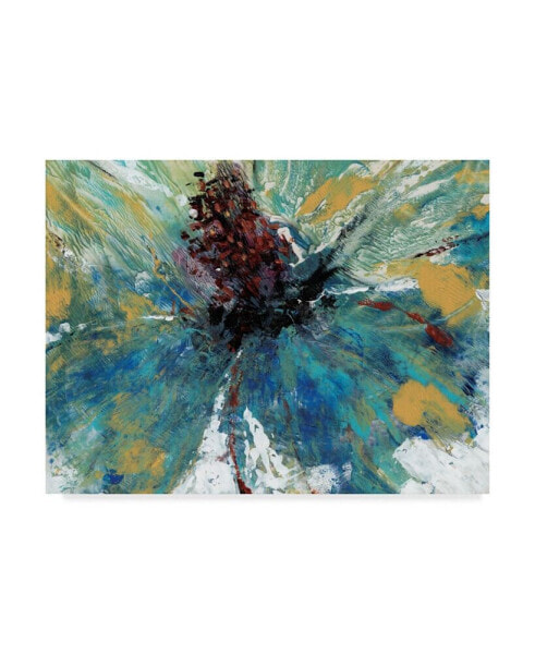 Tim Otoole Blue Splash I Canvas Art - 37" x 49"