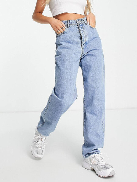 Dr Denim Bella sky high balloon jeans in light retro