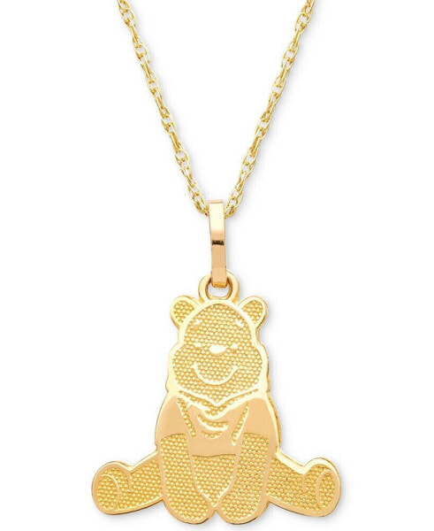 Children's Winnie the Pooh 15" Pendant Necklace in 14k Gold