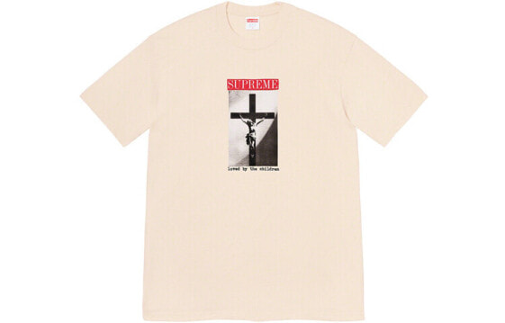 Supreme SS20 Week 1 Loved By The Children Tee 印花短袖T恤 男女同款 米白色 送礼推荐 / Футболка Supreme SS20 Week 1 Loved By The Children Tee T SUP-SS20-322