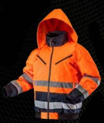 Куртка демисезонная Neo Куртка рабочая предупреждающая утепленная оранжевая размер XL (81-711-XL)