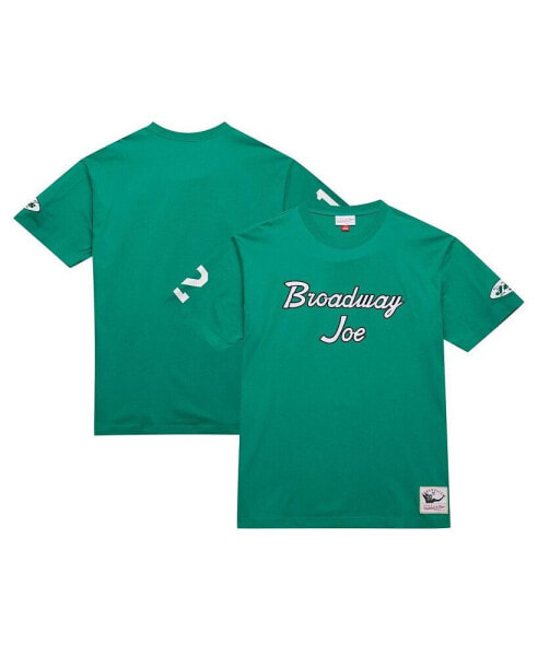 Men's Joe Namath Kelly Green New York Jets Retired Player Nickname T-Shirt