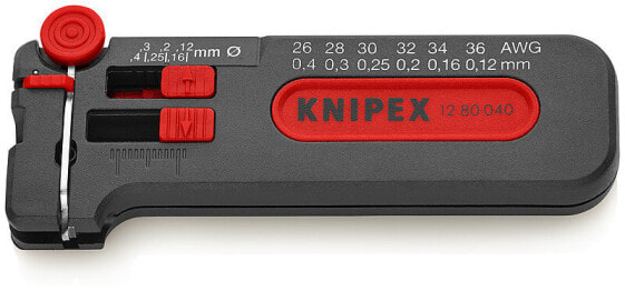 Инструмент для работы с кабелем Knipex 12 80 040 SB - 35 г - Черный, Красный