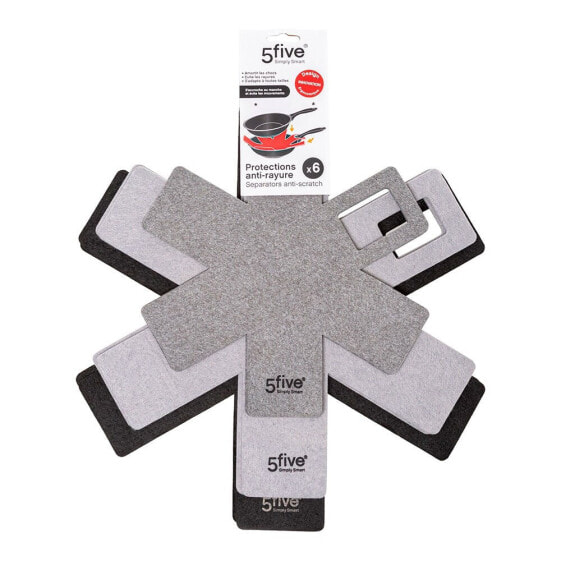 5 FIVE 78069 Protective Felt Base Pans 6 Units