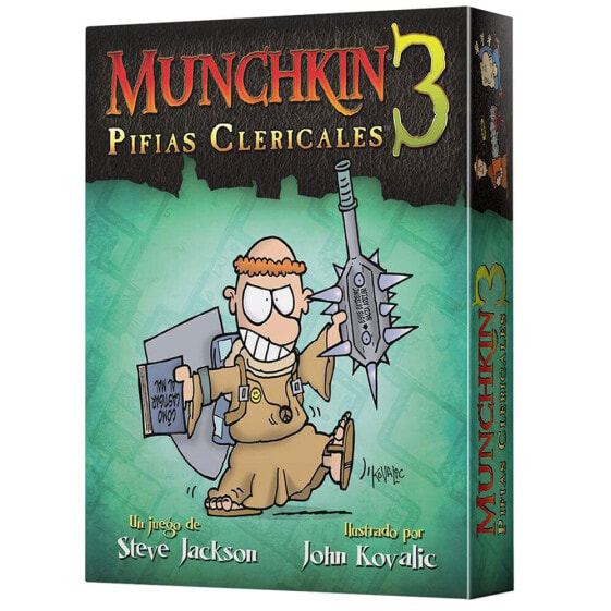 Настольная игра EDGE STUDIO Munchkin 3: Pifias Clericales Карточная игра