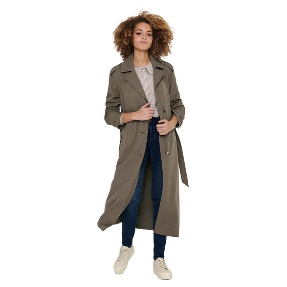 ONLY Line X Long Trench Coat refurbished