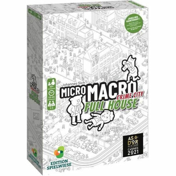 Настольная игра логическая BKR BUNKER Micro Macro 2 Crime City - Full House.