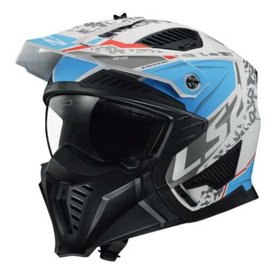 LS2 OF606 Drifter Devor convertible helmet
