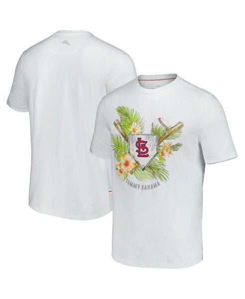 Men's White St. Louis Cardinals Island League T-shirt