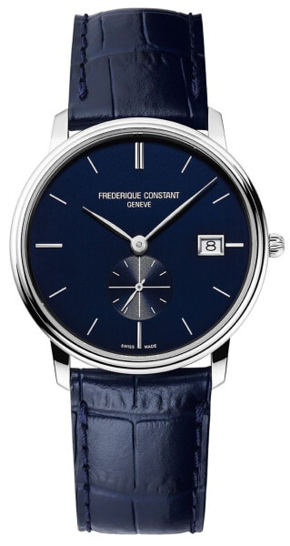 Frederique Constant Slimline Quartz Movement Blue Dial Men's Watch FC-245N4S6