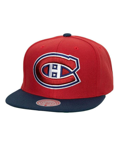 Men's Red Montreal Canadiens Core Team Ground 2.0 Snapback Hat