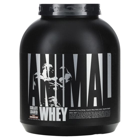 Спортивное питание Animal Сывороточный протеин Isolate Loaded Whey Protein, вкус Фростед Корицы, 4 фунта (1,81 кг)