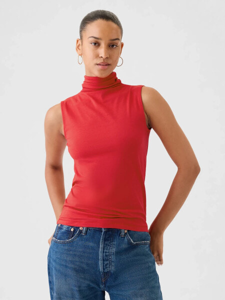 Featherweight Turtleneck Tank Top