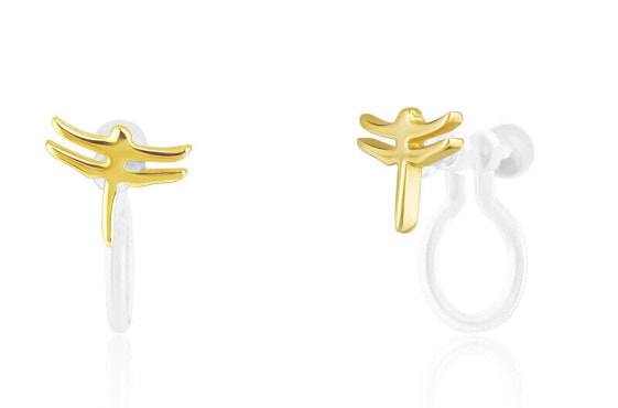 Children´s gold-plated earrings Dragonflies SVLE1890X75GO00