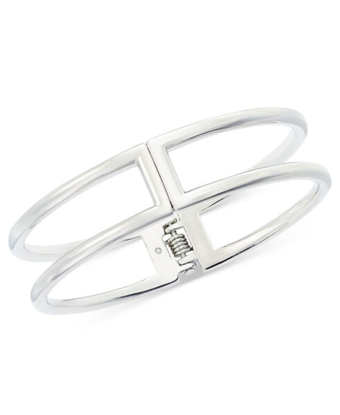 Silver-Tone Double-Row Bangle Bracelet, Created for Macy's
