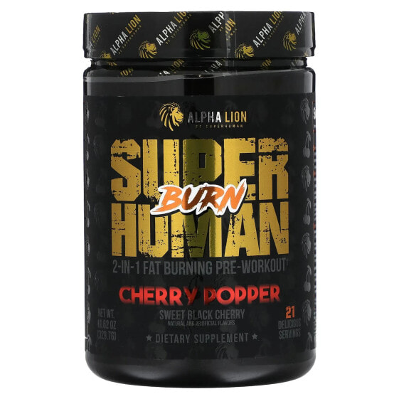 SuperHuman Burn, Cherry Popper, Sweet Black Cherry, 11.62 oz (329.7 g)