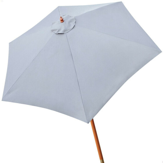 Пляжный зонт Aktive 300 x 240 x 300 cm Серый Деревянный Ø 300 cm