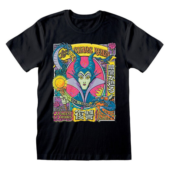 HEROES Disney Maleficent Let Chaos Reign short sleeve T-shirt