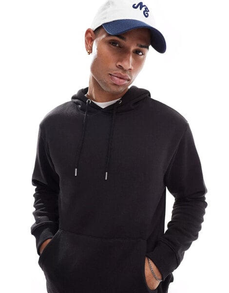 DTT overhead hoodie in black