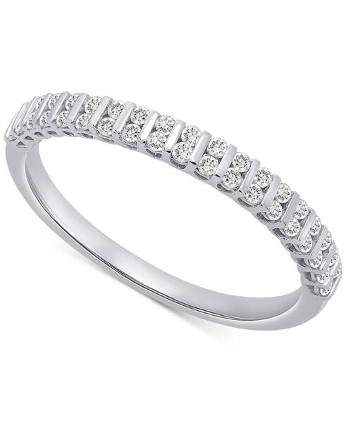 Кольцо Macy's diamond Double Row Bar Band