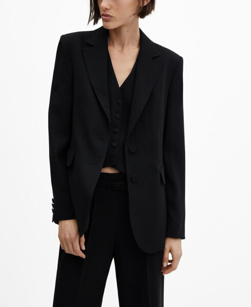 Women's Straight-Fit Suit Blazer