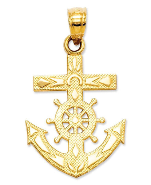 Шарм Mariner's Cross, Macy's 14k Gold Charm