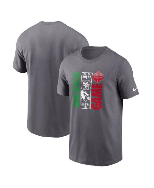 Men's Heather Gray San Francisco 49ers vs. Arizona Cardinals Essential Mexico Game T-shirt