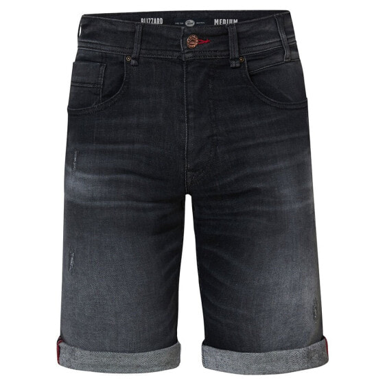 PETROL INDUSTRIES Blizzard Relaxed Fit denim shorts