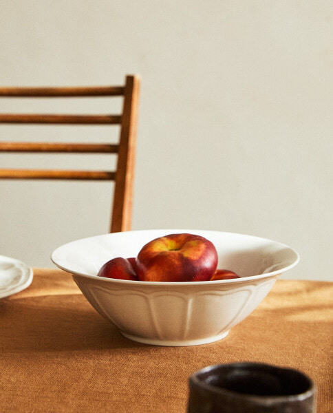 Porcelain salad bowl