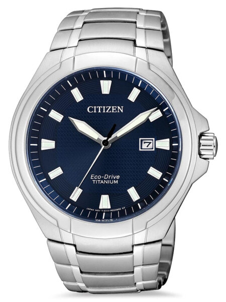 Аналоговые наручные часы Citizen BM7430-89L Eco-Drive Super-Titanium Men's 42mm 10 ATM