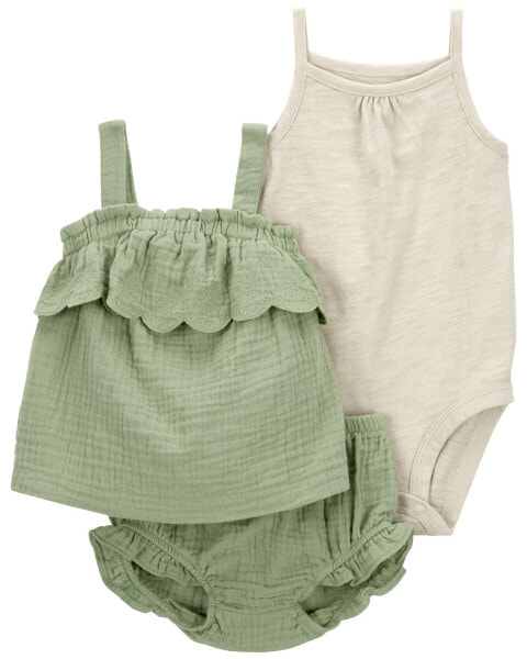 Baby 3-Piece Little Short Set 24M