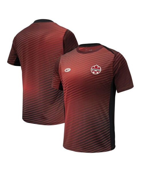 Men's Red Canada Soccer 2024 Pre-Match Top