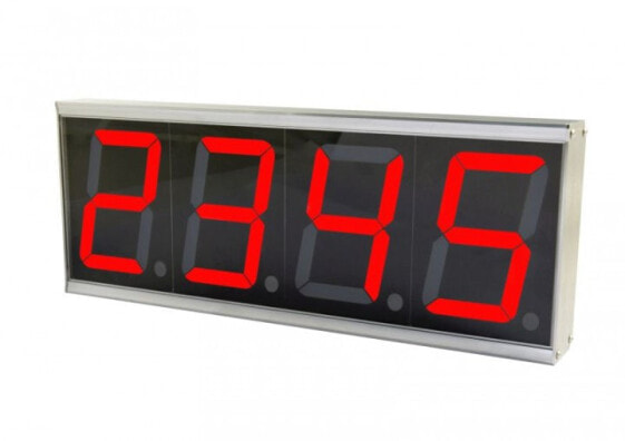 ALLNET ALL-POE-CNT-1 - Digital wall clock - Rectangle - Grey - Adults - 370 mm - 43 mm